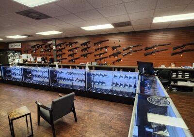 racks of guns